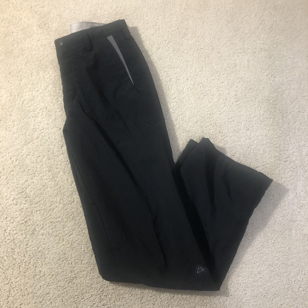 Nike ACG All Conditions Gear Pants Women's Size 6 Small Black Outdoor Streetwear